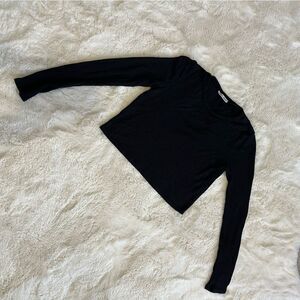 Reformation Jeans black long sleeve top